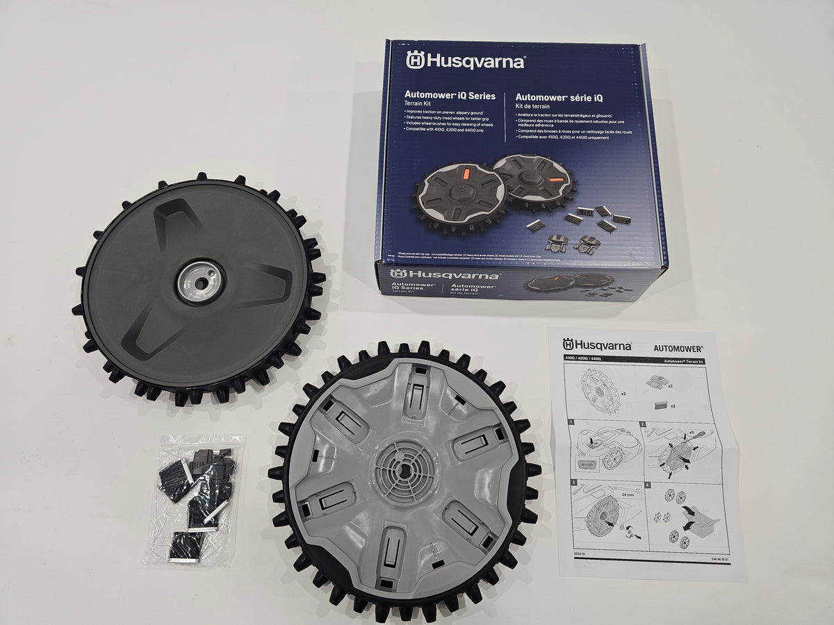 Husqvarna Automower iQ Series Terrain Kit | Wheels & Brushes | 597705402