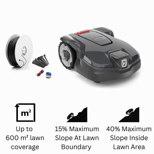Automower® 305 with small DIY installation kit