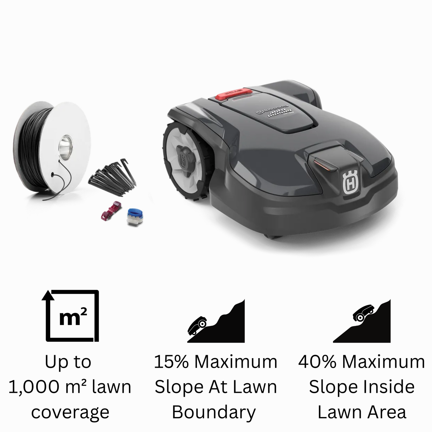 Automower® 310 Mark II with medium DIY installation kit