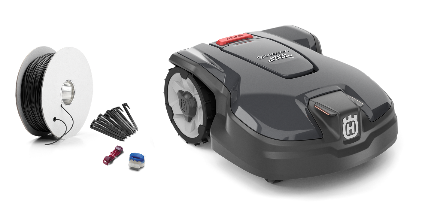 Automower® 305 with small DIY installation kit