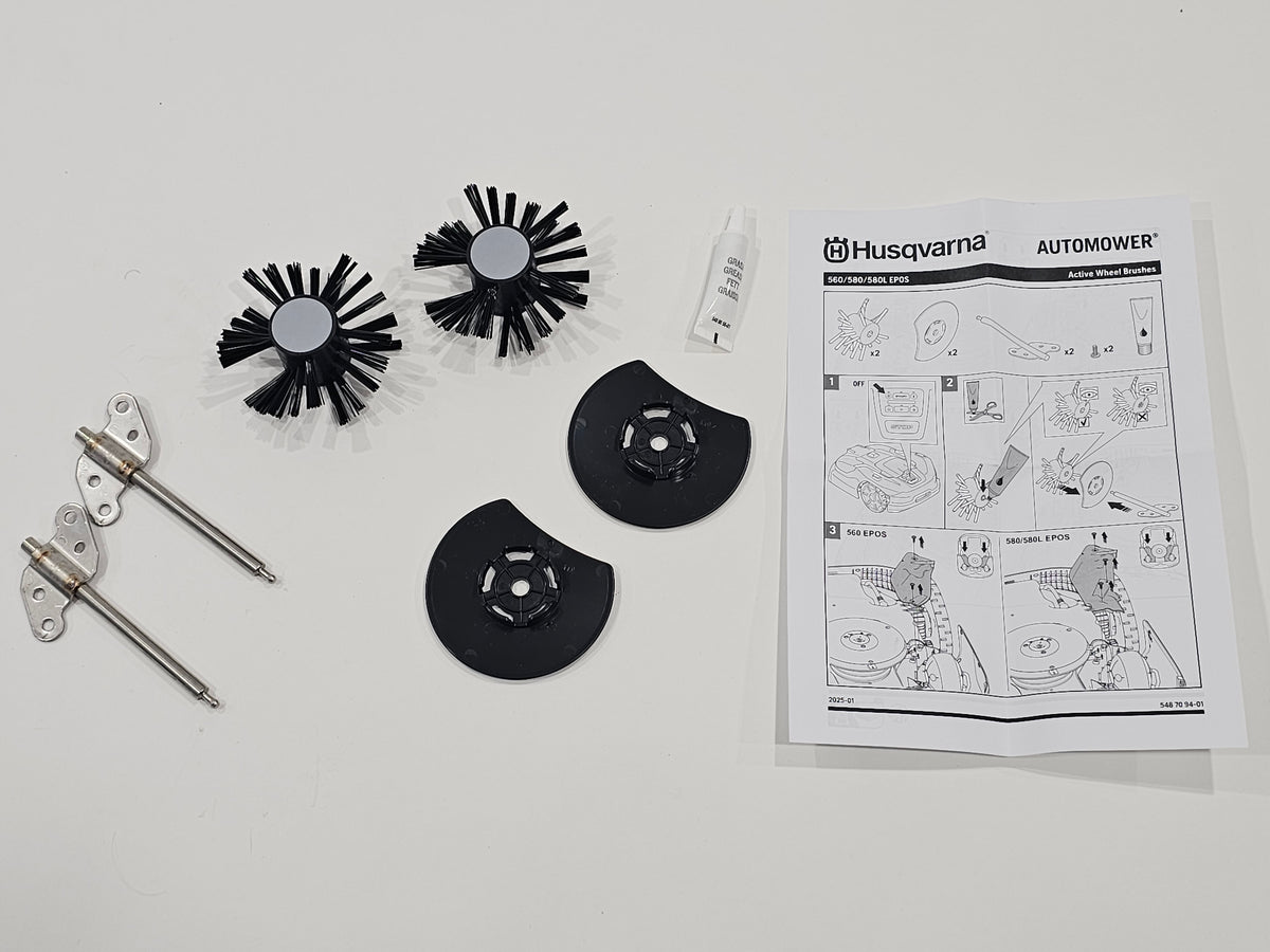Husqvarna Automower Active Wheel Brush Starter Kit | 2 Brushes | 548283001